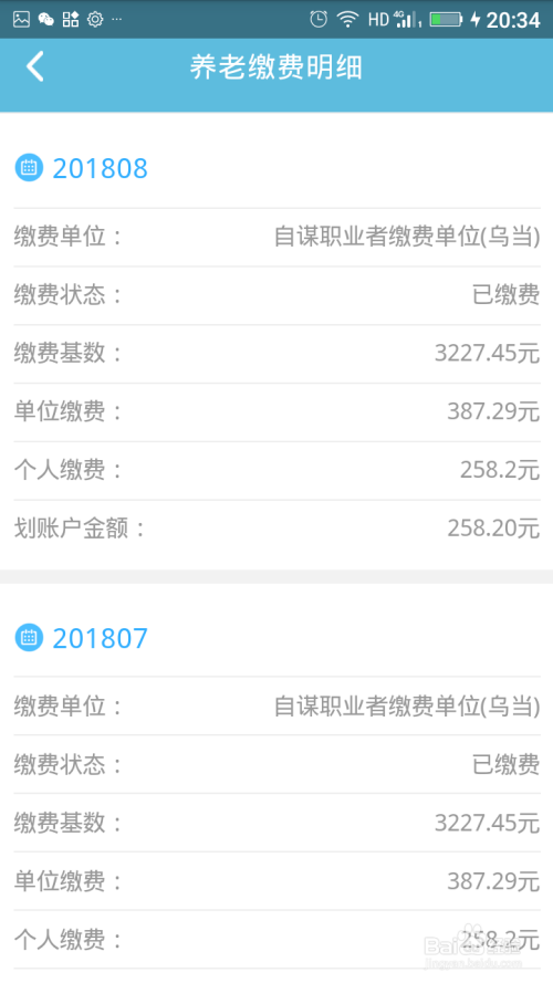 如何使用手机查询社保账户明细