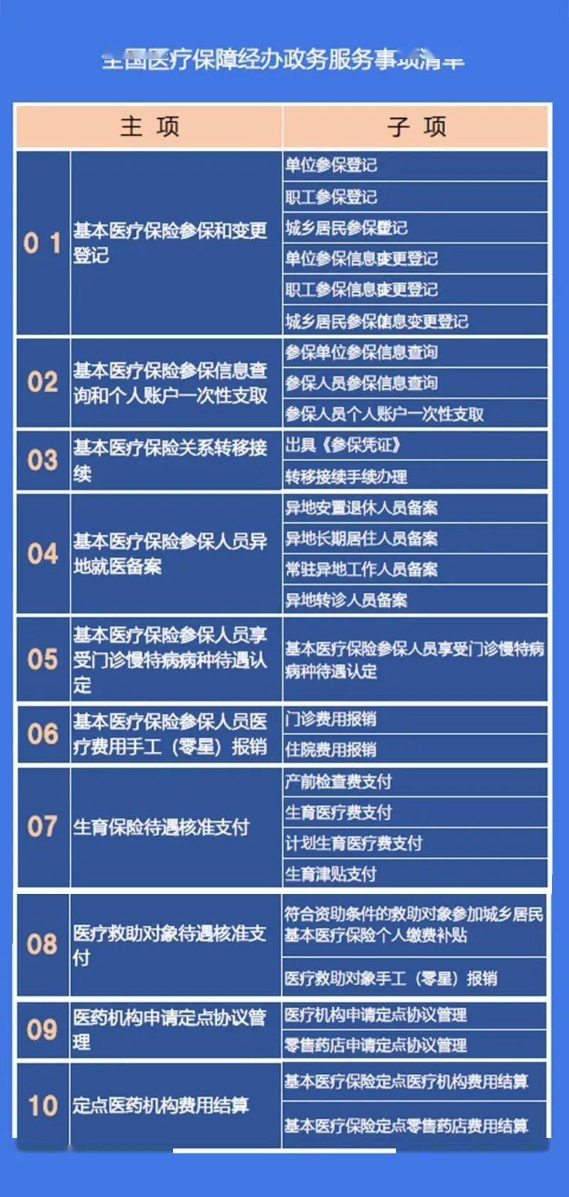国家医保服务更新指南