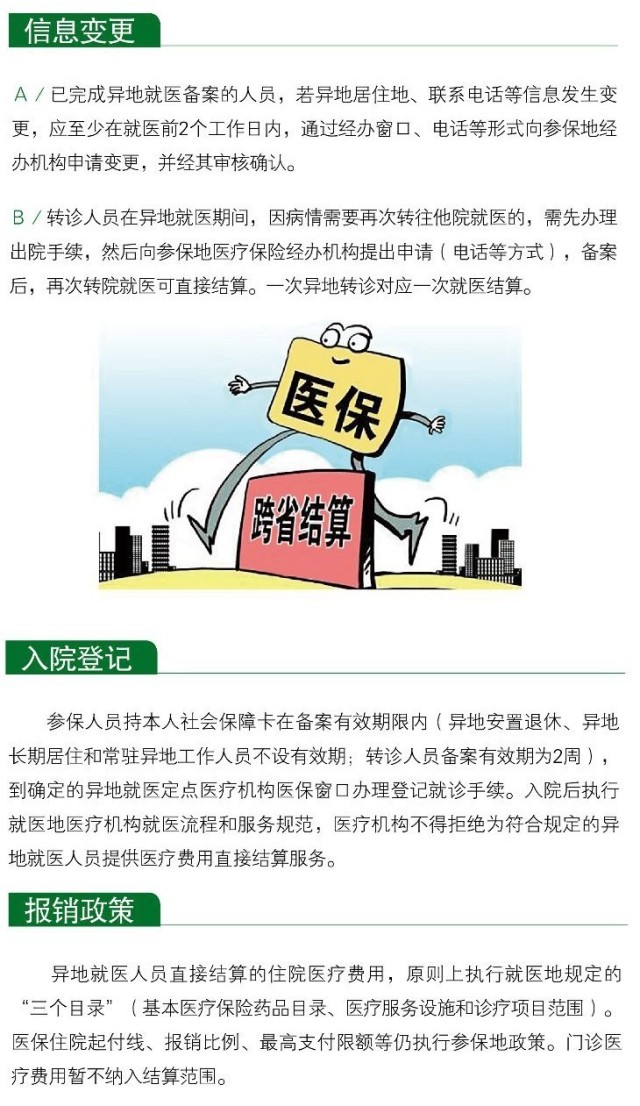 医保跨区就诊报销指南