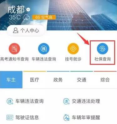 成都个人社保账户查询攻略