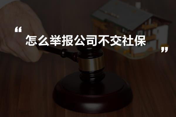 宁波不交社保怎么投诉举报